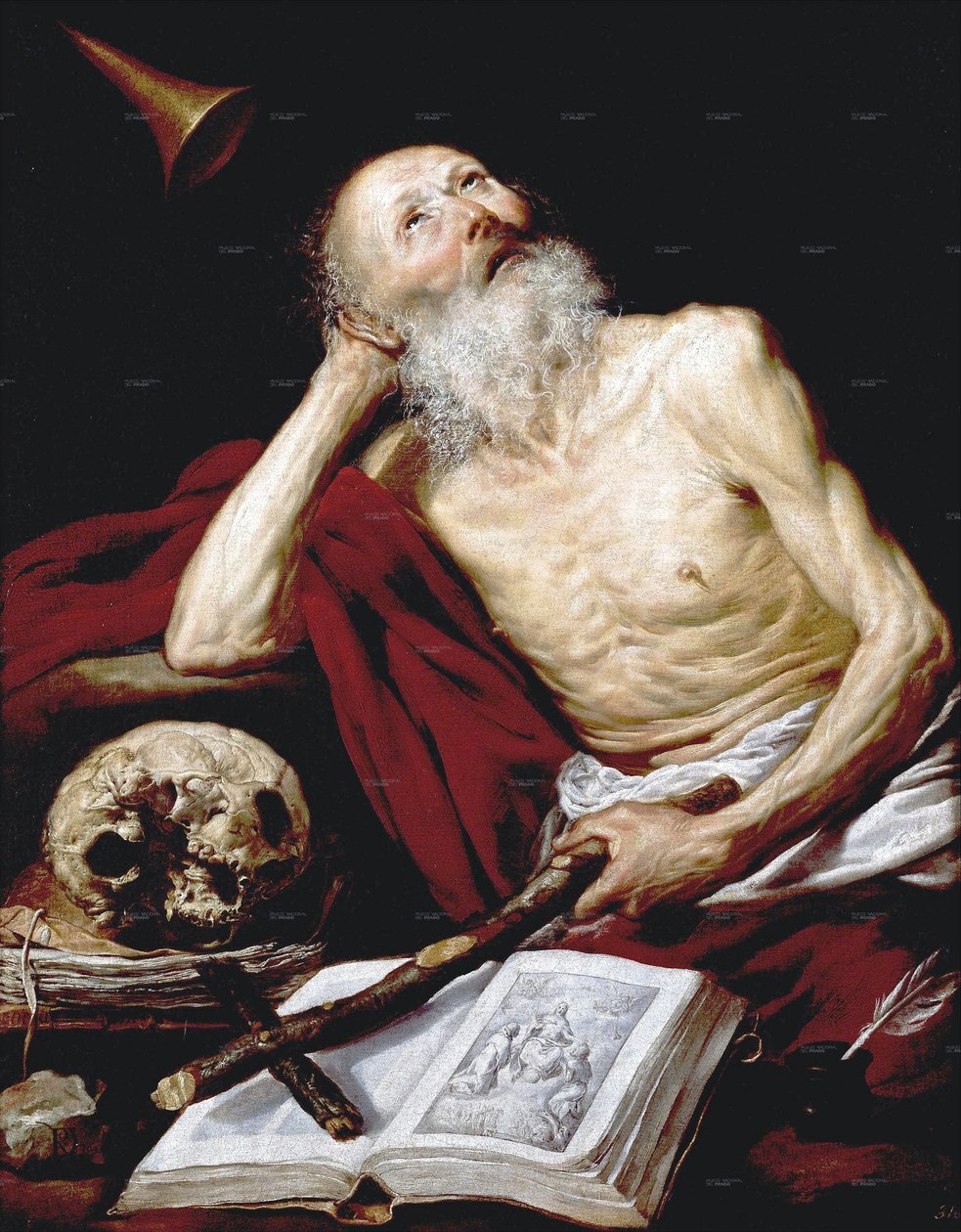 Św Geronimo autorstwa Antonio de Pereda