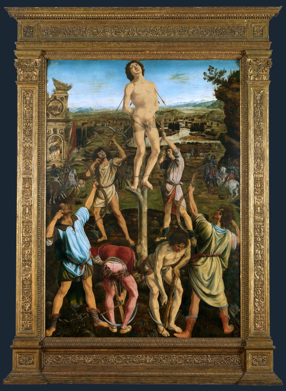 Męczeństwo św. Sebastiana autorstwa Antonio del Pollaiolo