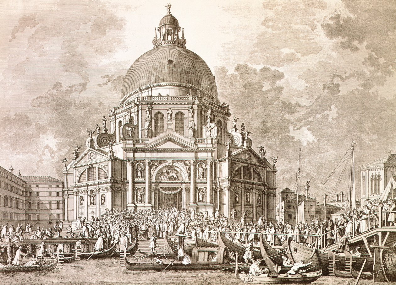 Uroczystości książęce, Dożów i Signorii Wenecji na dorocznym święcie Matki Boskiej Zdrowia autorstwa Antonio (after) Canaletto