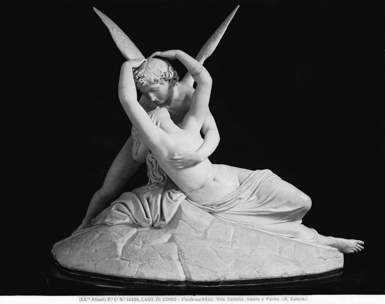 Miłość i Psyche, kopia Adamo Tadolini autorstwa Antonio (after) Canova