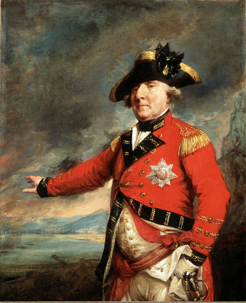 Generał George Augustus Eliott (później 1. baron Heathfield) autorstwa Antonio (attr.to) Poggi