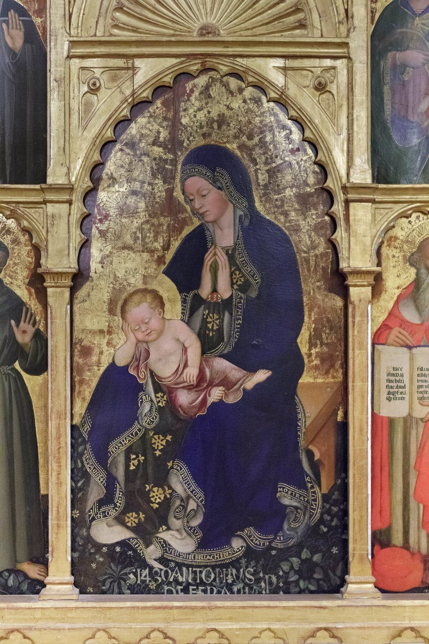 Poliptyk świętego Donata, detal autorstwa Antonio (c.1400 49) Alberti