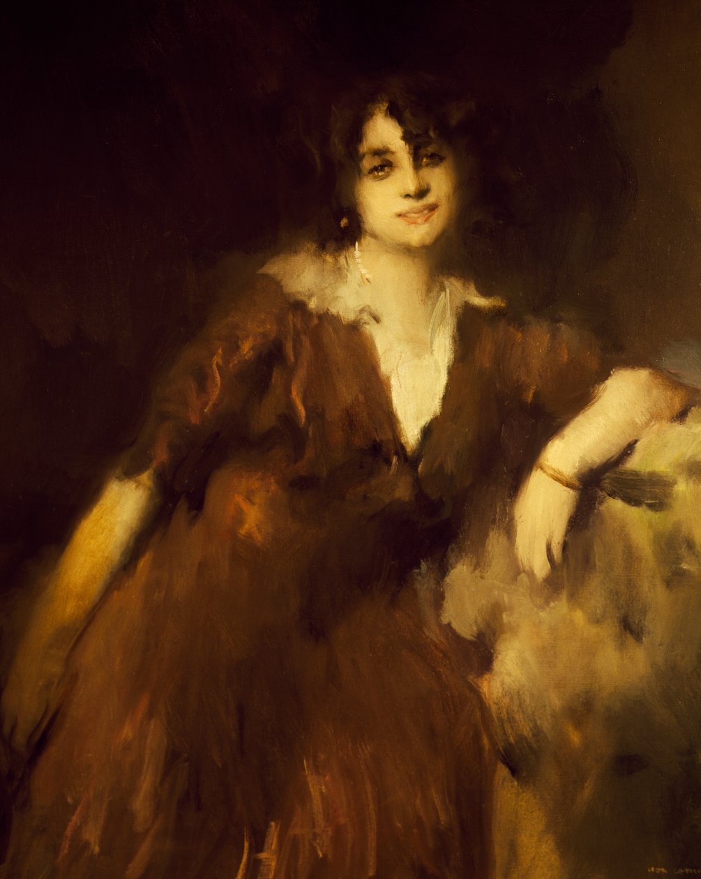 Portret Rozyny Storchio (Wenecja autorstwa Antonio Ambrogio Alciati