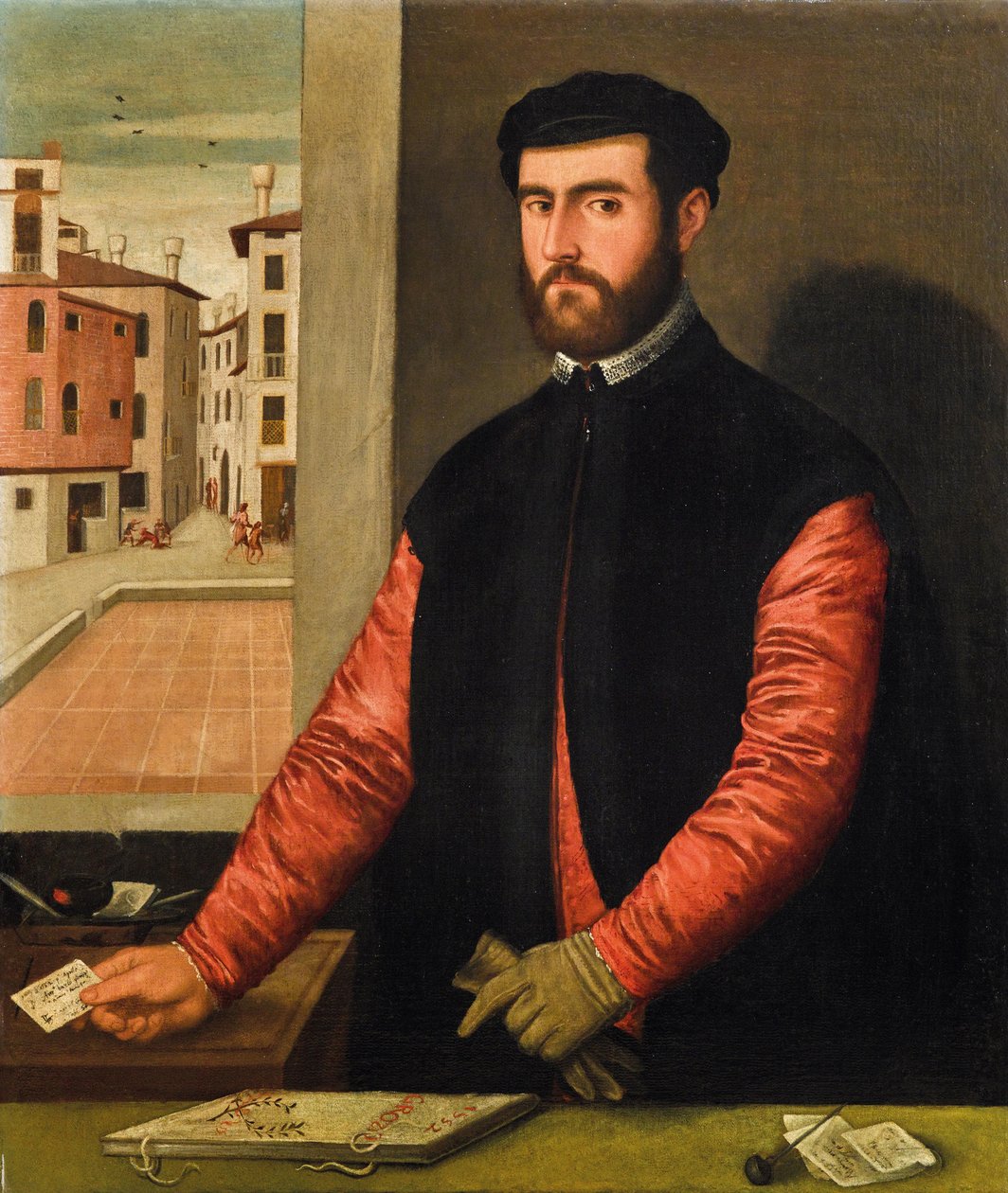 Autoportret, 1552. autorstwa Antonio Badile