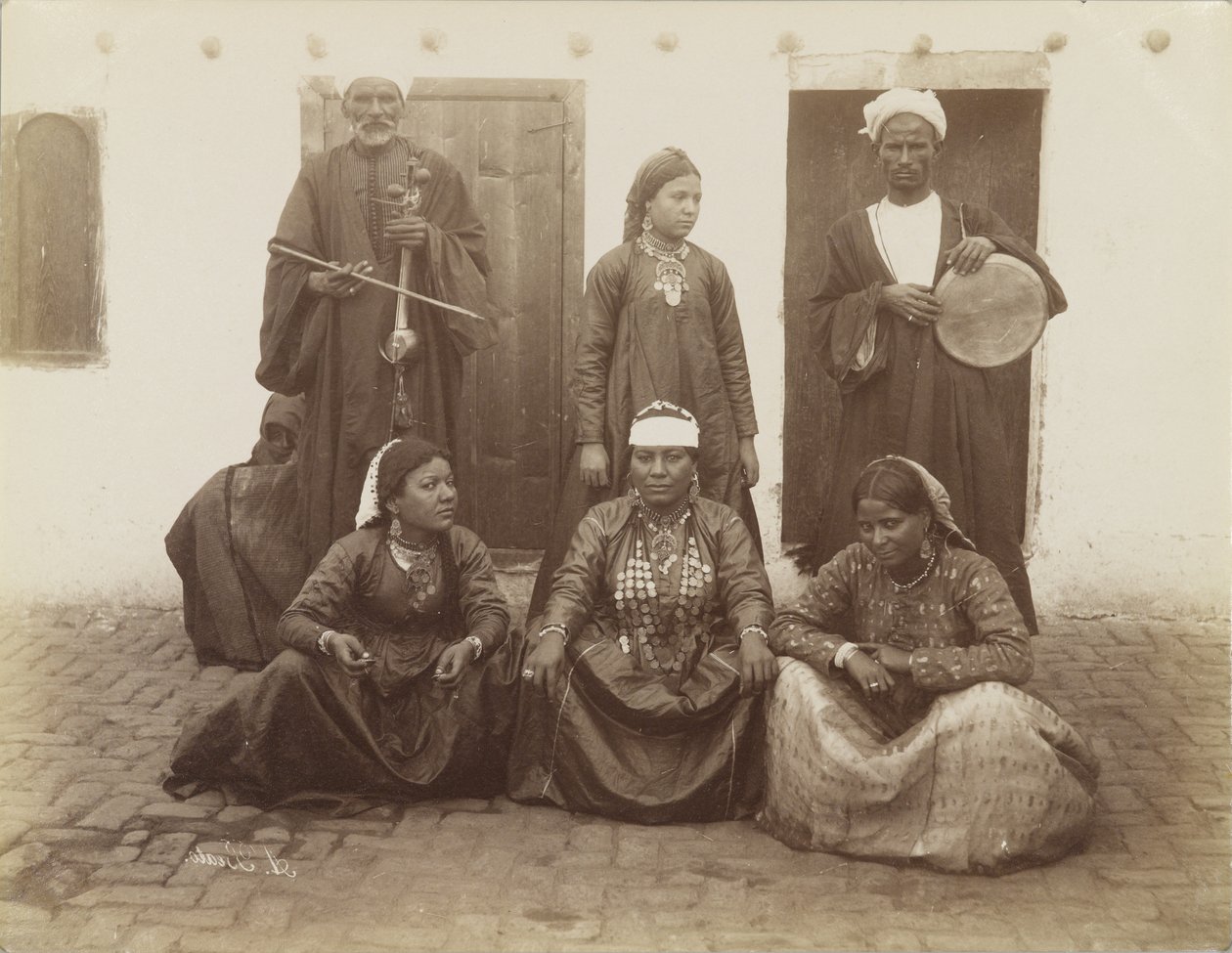 Arabskie Tancerze, Egipt autorstwa Antonio Beato