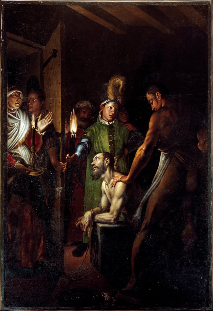 Dekolacja św. Jana Chrzciciela Obraz Antonio Campiego (1524-1587) ok. 1571 r. Słońce. 280x192 cm Kościół San Paolo Converso w Mediolanie autorstwa Antonio Campi