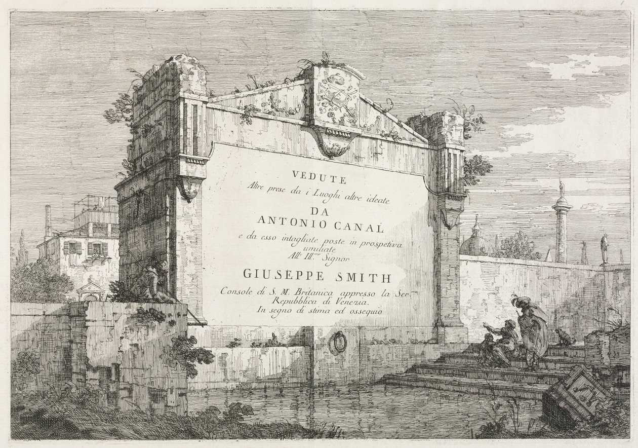 Wyświetlenia: Strona tytułowa autorstwa Antonio Canaletto