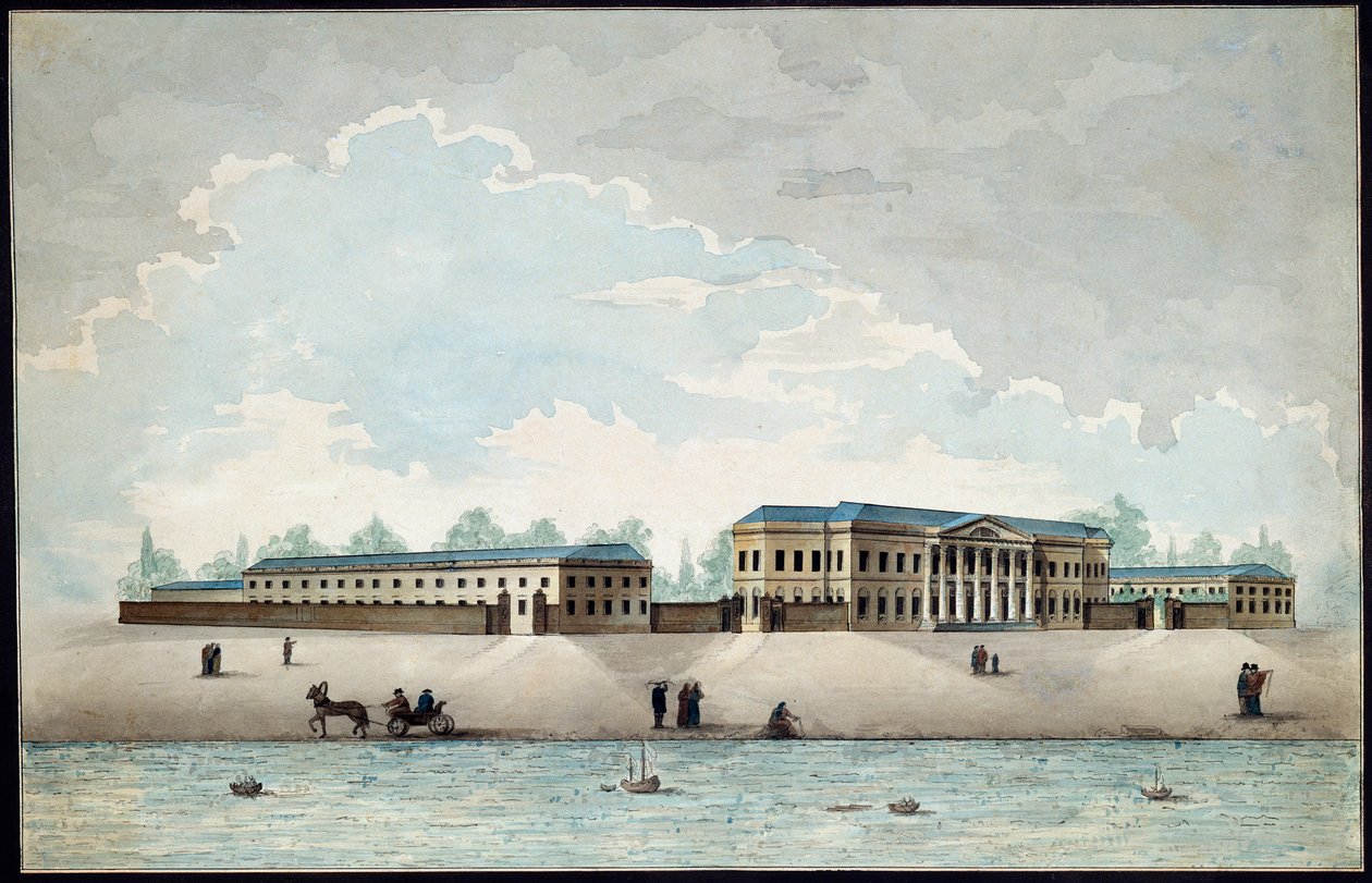 „Dom Paszkowa w Moskwie”, 1800 rok. autorstwa Antonio Canoppi