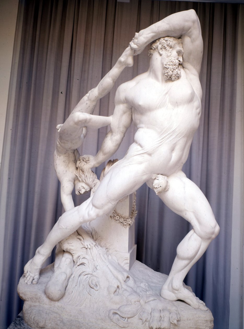 Herkules i Lycas Antonio Canovy (1757 - 1822). autorstwa Antonio Canova