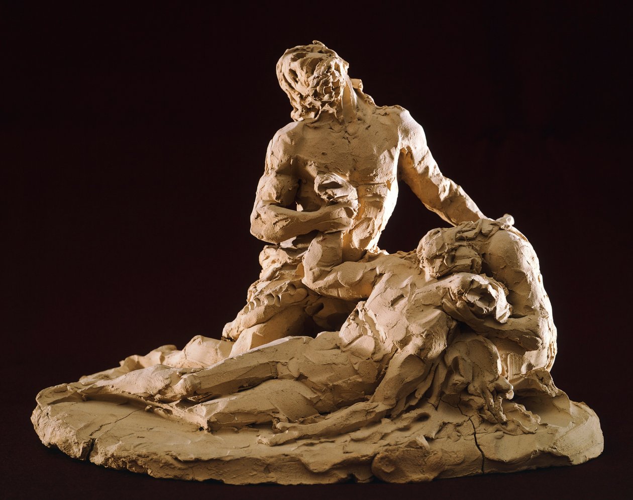 Opłakiwanie Chrystusa – Antonio Canova (1757-1822), model w glinie, detal autorstwa Antonio Canova