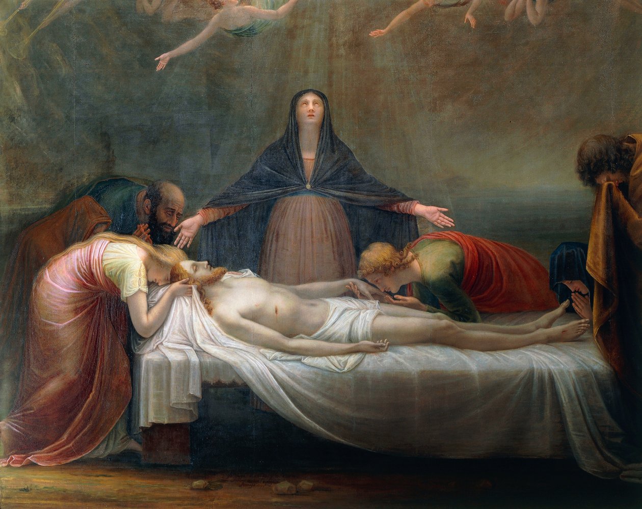 Lamentacja nad martwym Chrystusem, Antonio Canova, detal autorstwa Antonio Canova