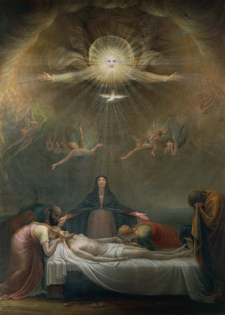 Lamentacja nad Martwym Chrystusem, Antonio Canova, detal autorstwa Antonio Canova