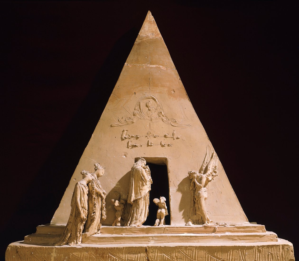 Pomnik Tycjana autorstwa Antonio Canovy (1757-1822), model z terakoty autorstwa Antonio Canova
