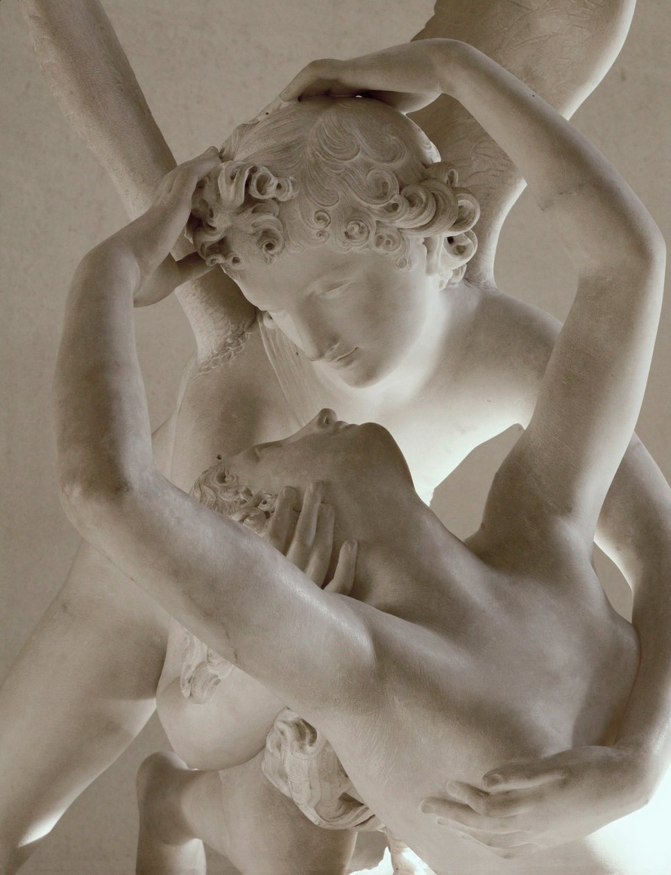 Psyche przywrócona do życia pocałunkiem Amora ... autorstwa Antonio Canova