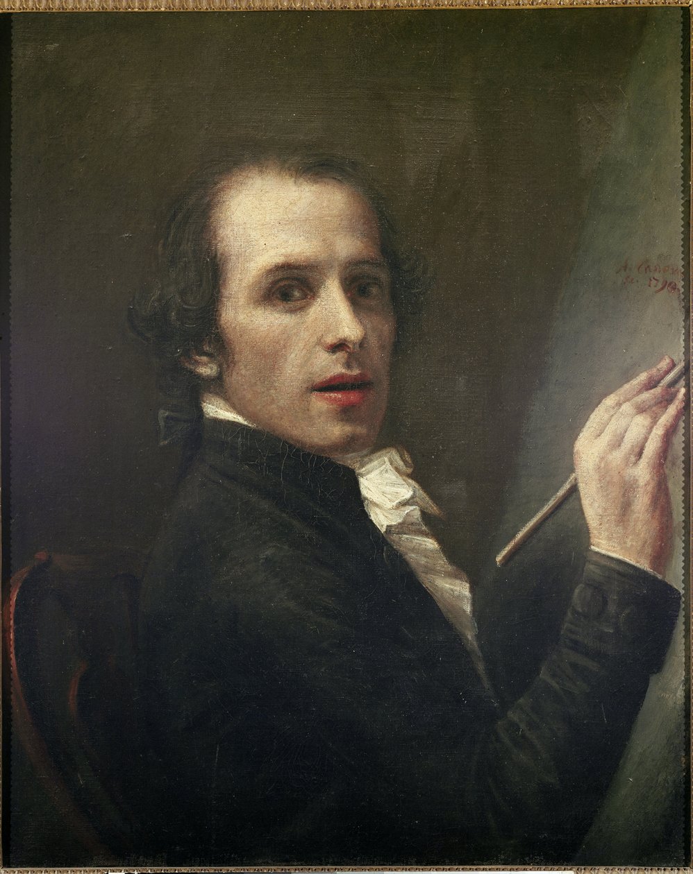 Autoportret (olej na płótnie) autorstwa Antonio Canova