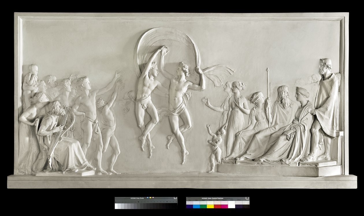 Taniec Synów Alcynousa, 1790-92 (tynk) autorstwa Antonio Canova
