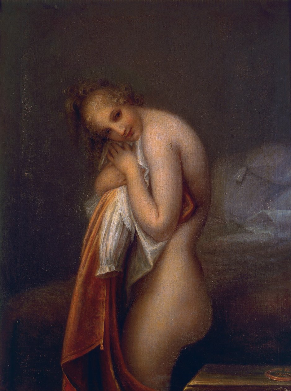 Niespodzianka, Antonio Canova (1757-1822), olej na płótnie autorstwa Antonio Canova