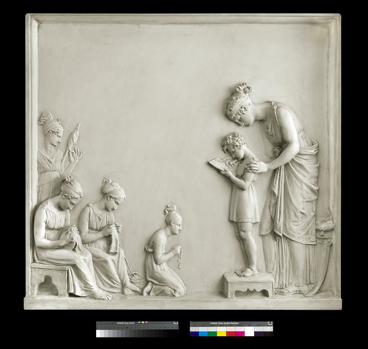 Nauczanie, 1795 (tynk) autorstwa Antonio Canova