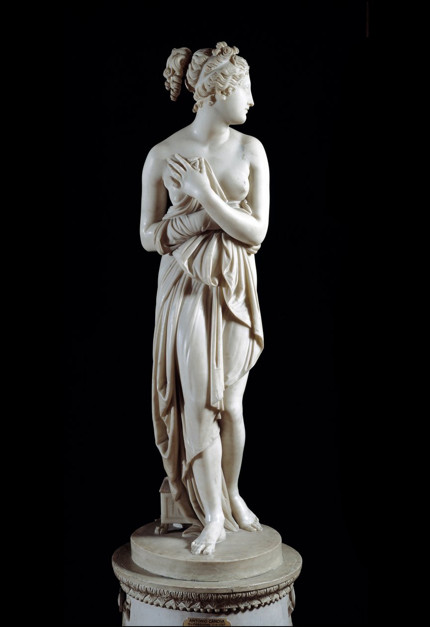 Venere Italica (Wenus) - Posąg marmurowy (wys. 172 cm), autorstwa Antonio Canova (1757 - 1822) autorstwa Antonio Canova