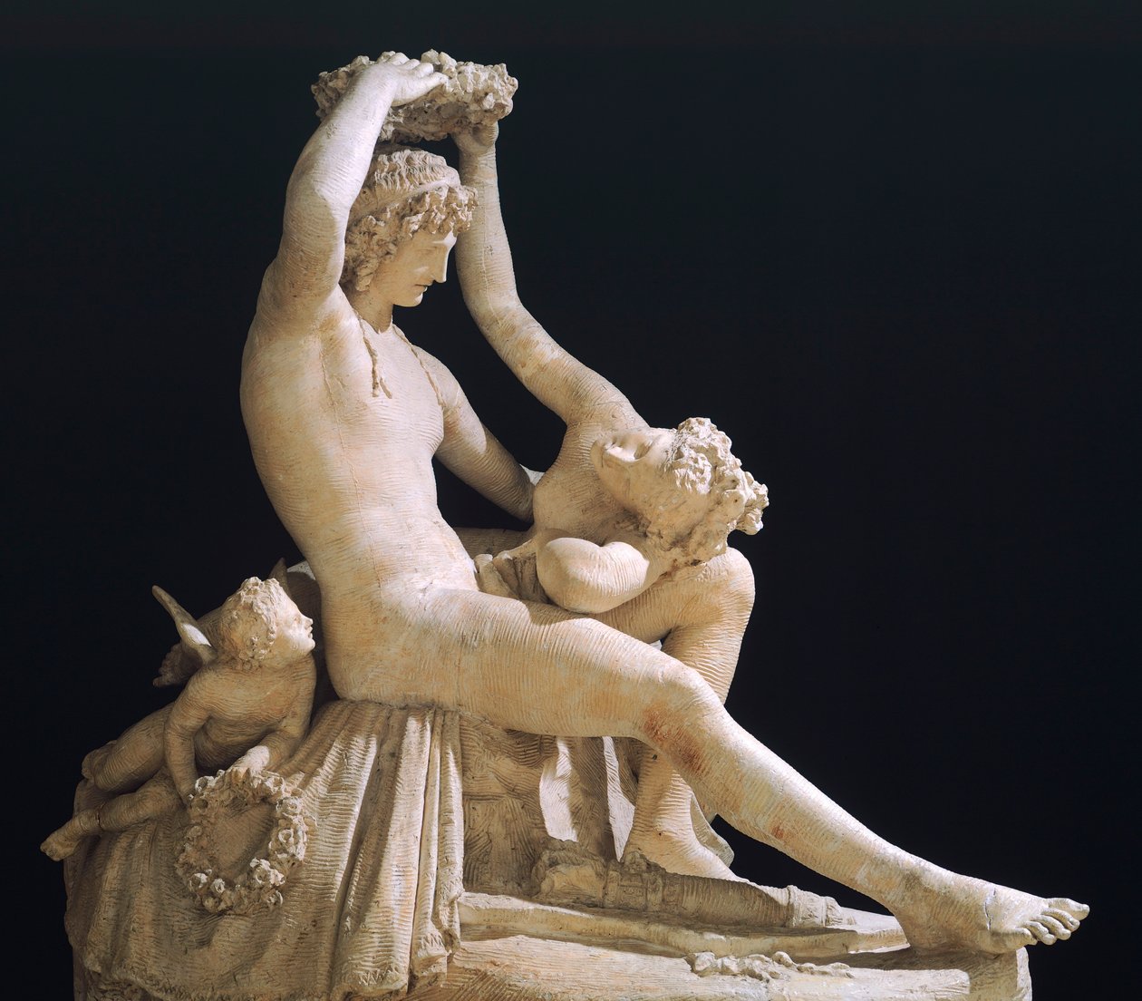 Wenus wieńczący Miłość, Antonio Canova (1757-1822), model gipsowy autorstwa Antonio Canova