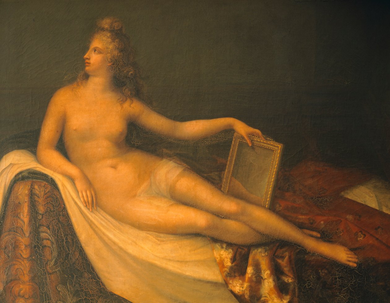Wenus z lustrem, Antonio Canova (1757-1822), olej na płótnie autorstwa Antonio Canova