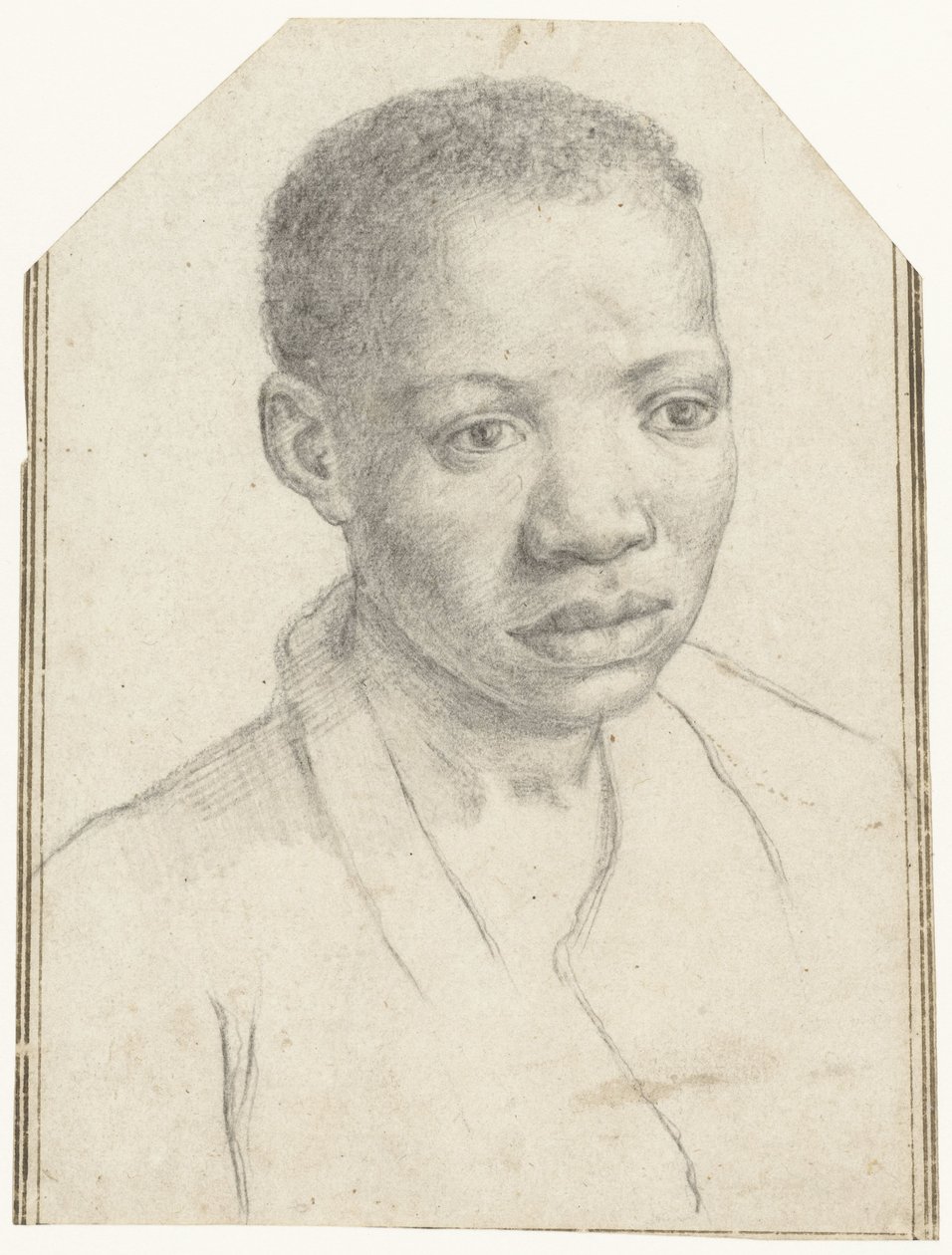 Portret czarnego chłopca autorstwa Antonio Carracci