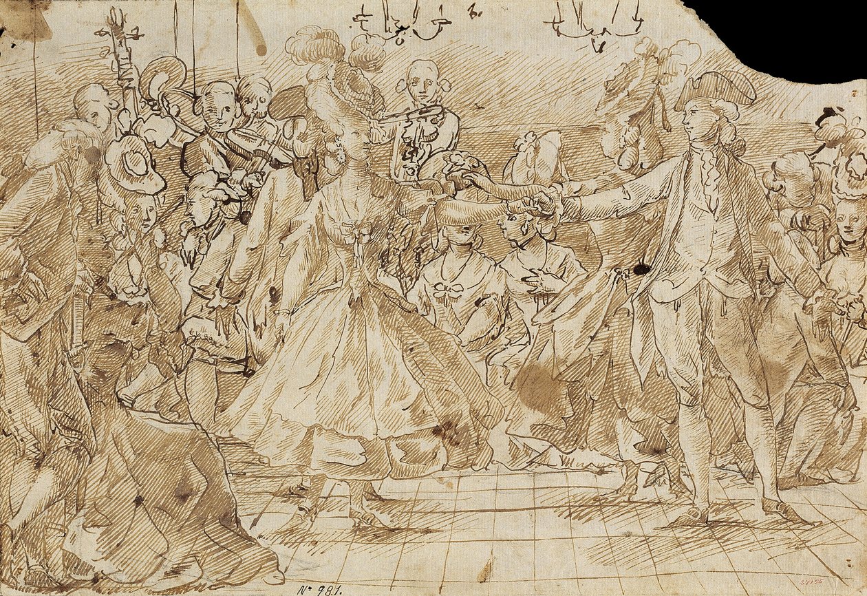Menuet, ok. 1780 autorstwa Antonio Casanovas Torrents