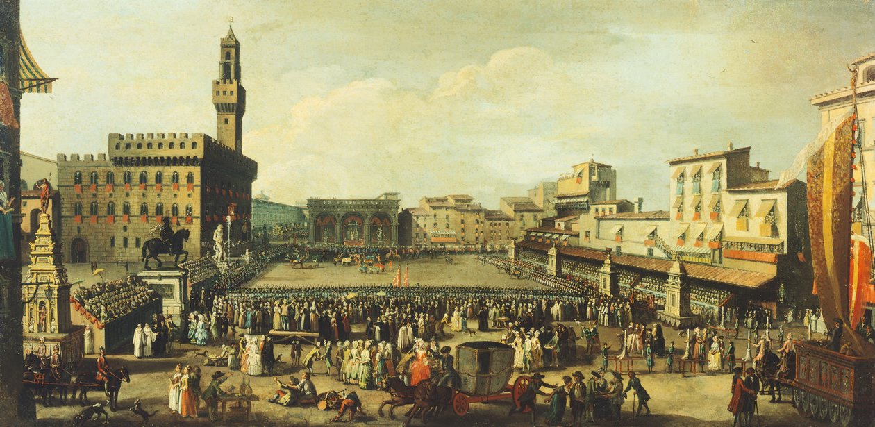 Festiwal na Piazza della Signoria autorstwa Antonio Cioci autorstwa Antonio Cioci or Ciocchi