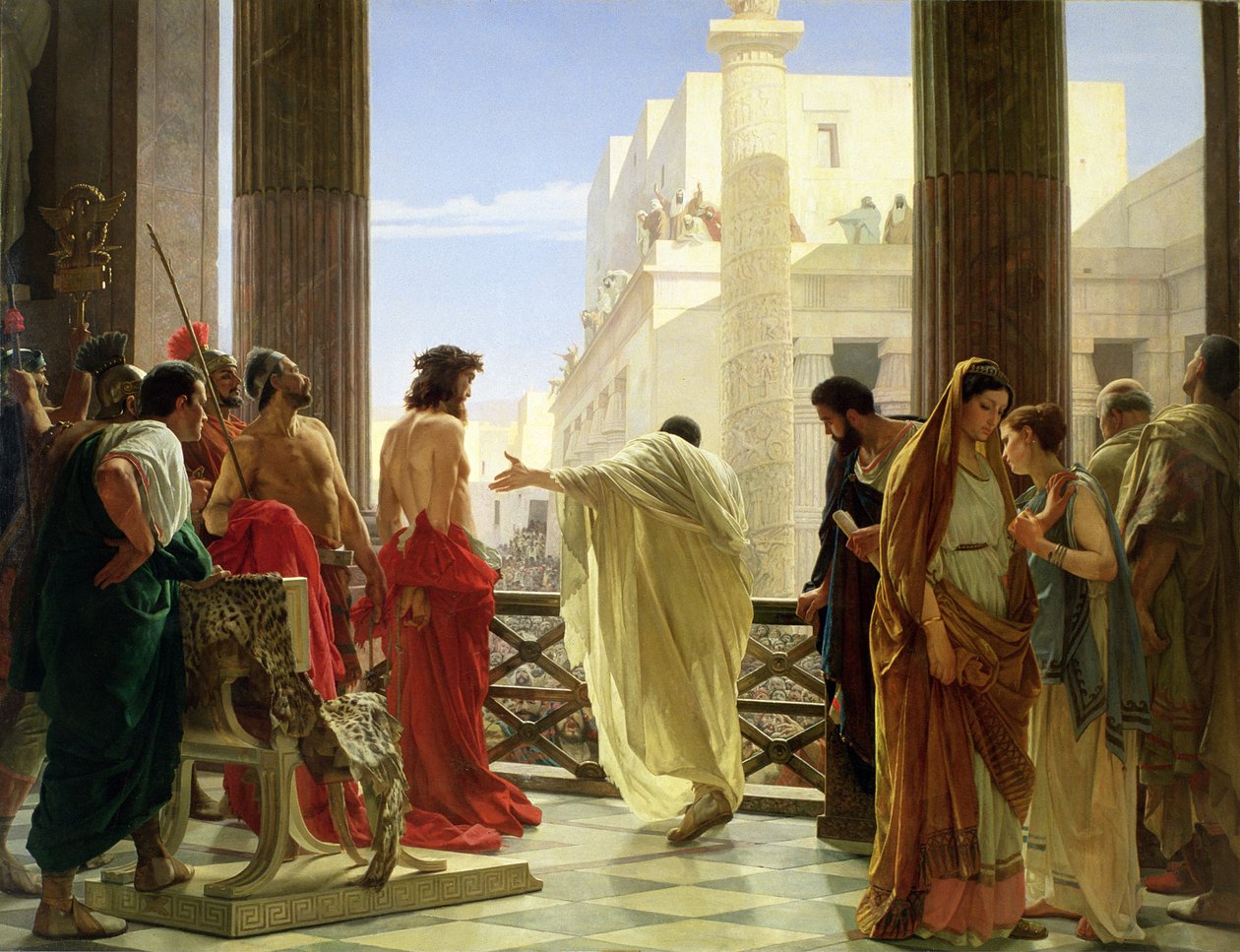 Spójrz na mężczyznę autorstwa Antonio Ciseri