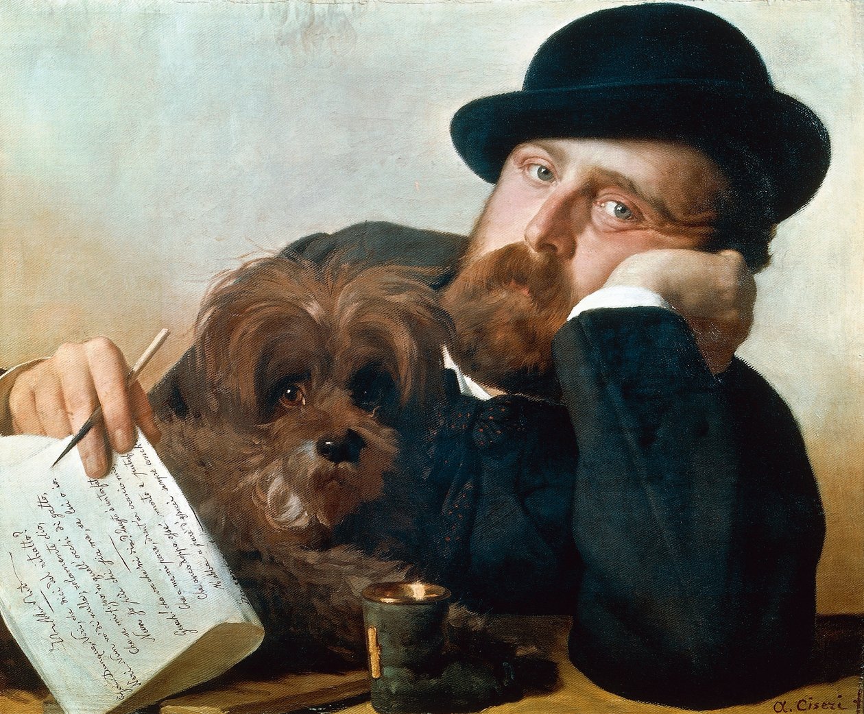 Portret Neri Tanfucio (Monterotondo autorstwa Antonio Ciseri