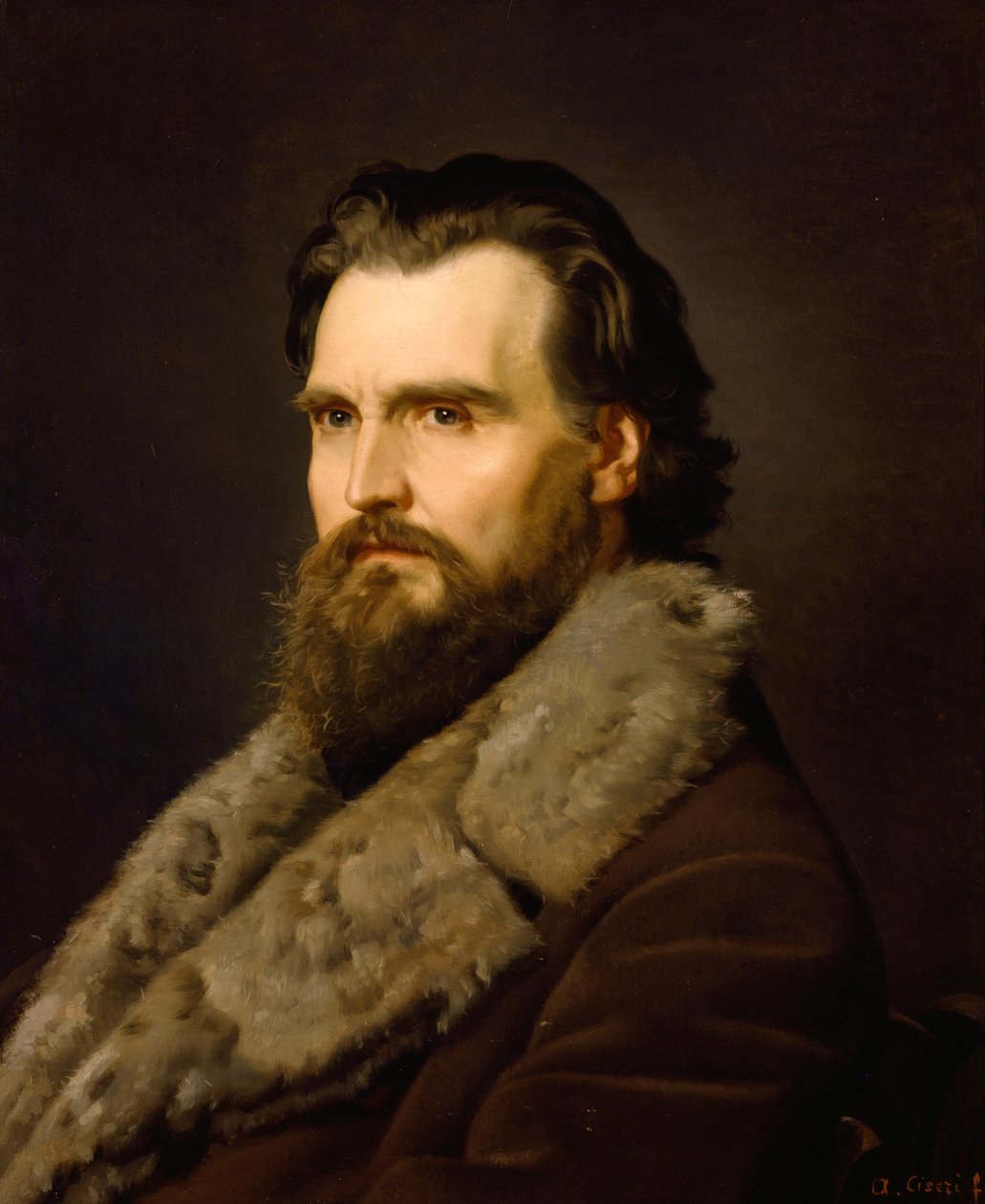 Portret rzeźbiarza Giovanniego Dupre, autorstwa Ciseri Antonio (1821-1891) autorstwa Antonio Ciseri