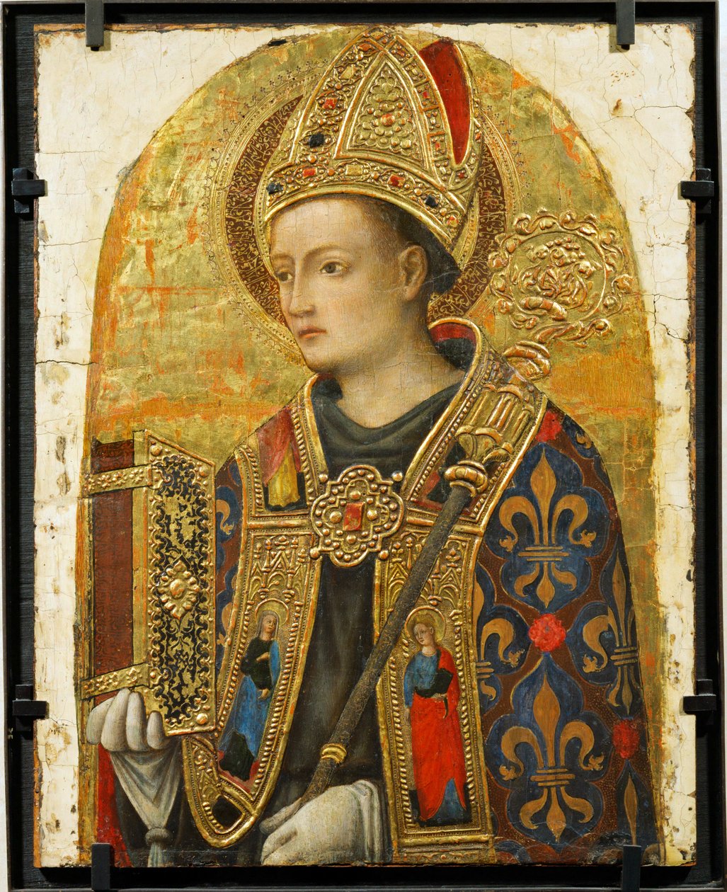 Ludwik z Tuluzy, biskup Tuluzy, wnuk króla Ludwika IX, święty ... autorstwa Antonio & D