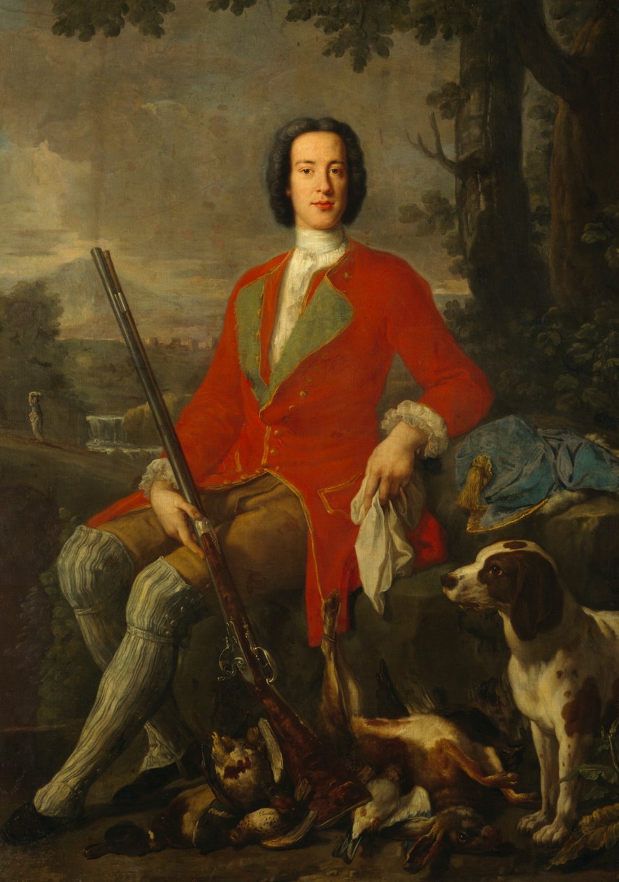 William Howard, wicehrabia Andover, ok. 1735 r. (olej na płótnie) autorstwa Antonio David