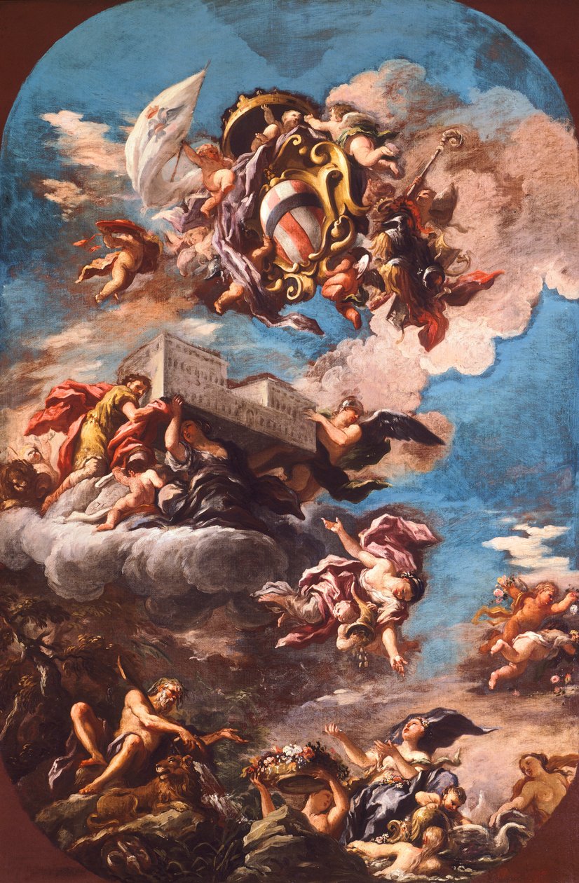 Gloryfikacja rodziny Corsini autorstwa Antonio Domenico Gabbiani
