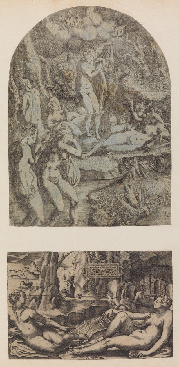 Kąpiel Wenus i Nimf, 1543. autorstwa Antonio Fantuzzi