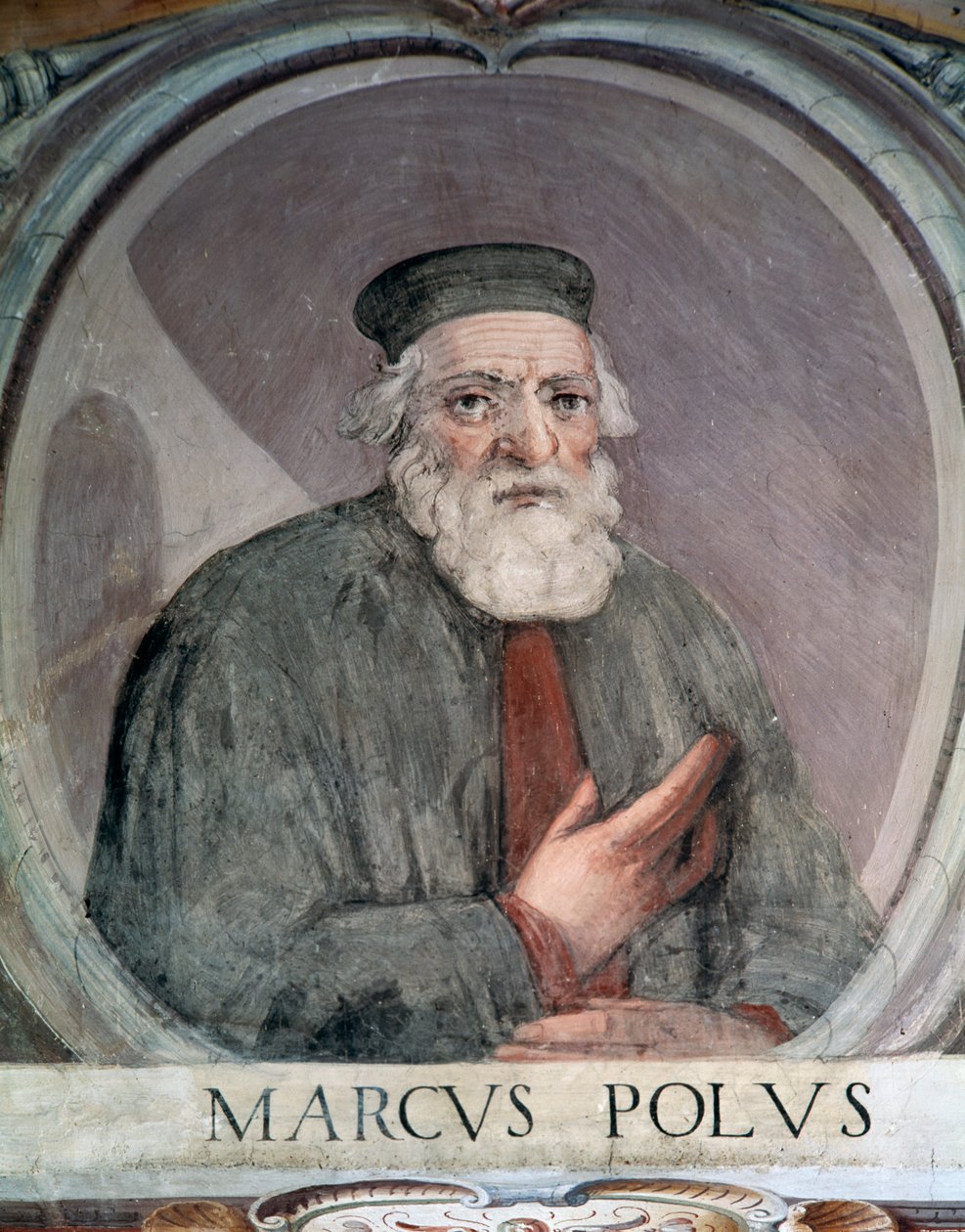 Portret Marco Polo autorstwa Antonio Giovanni de Varese