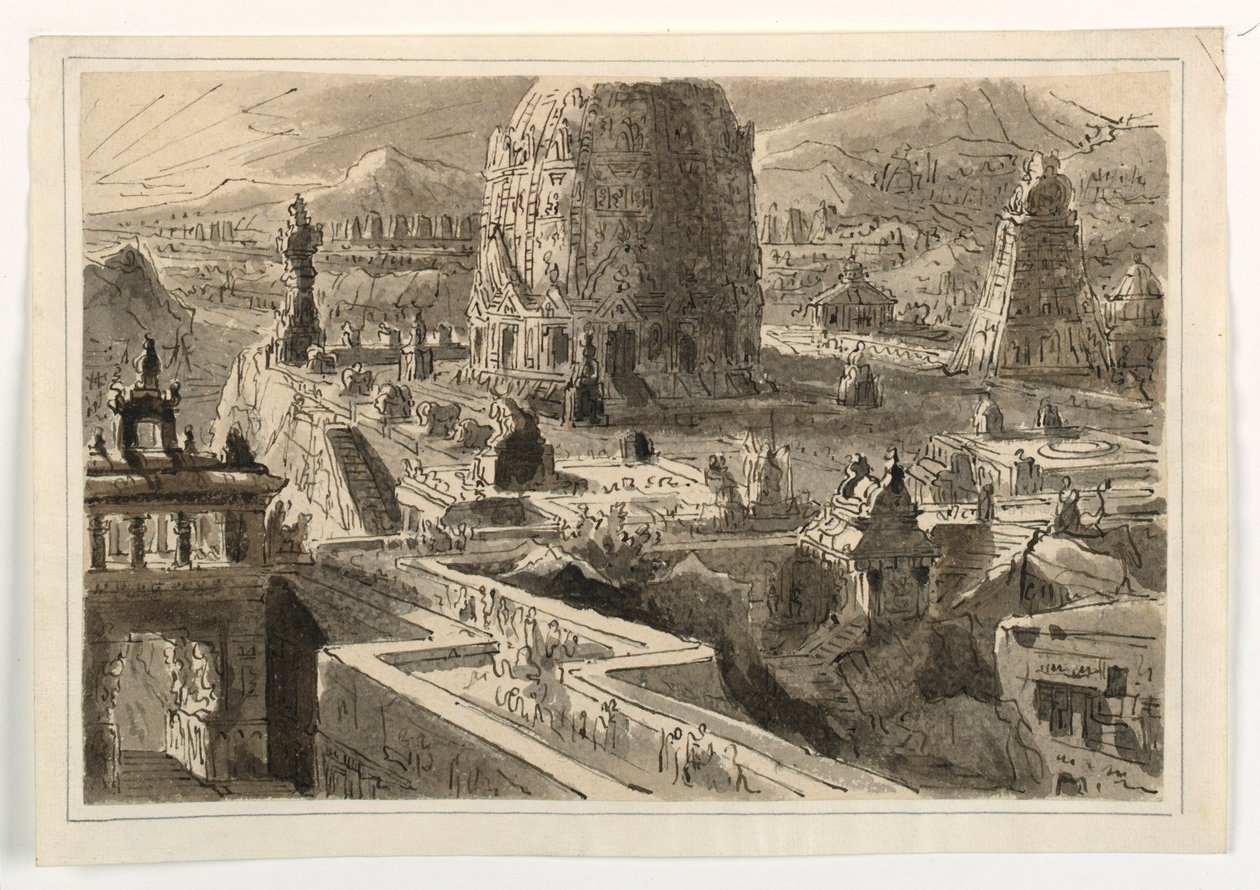 Scenografia, Orientalne Miasto autorstwa Antonio Giuseppe Basoli