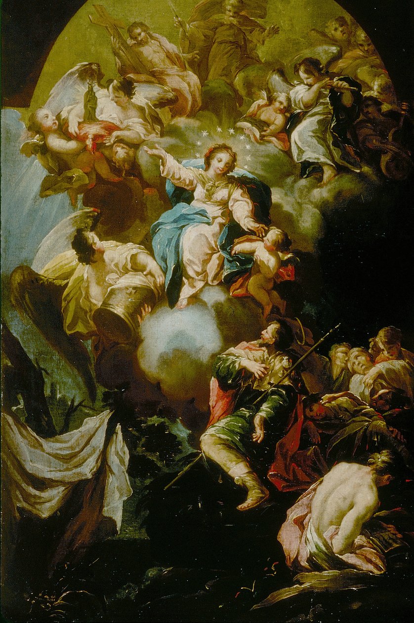 Wizja św. Jakuba Dziewicy Filaru, 175055. autorstwa Antonio González Velásquez