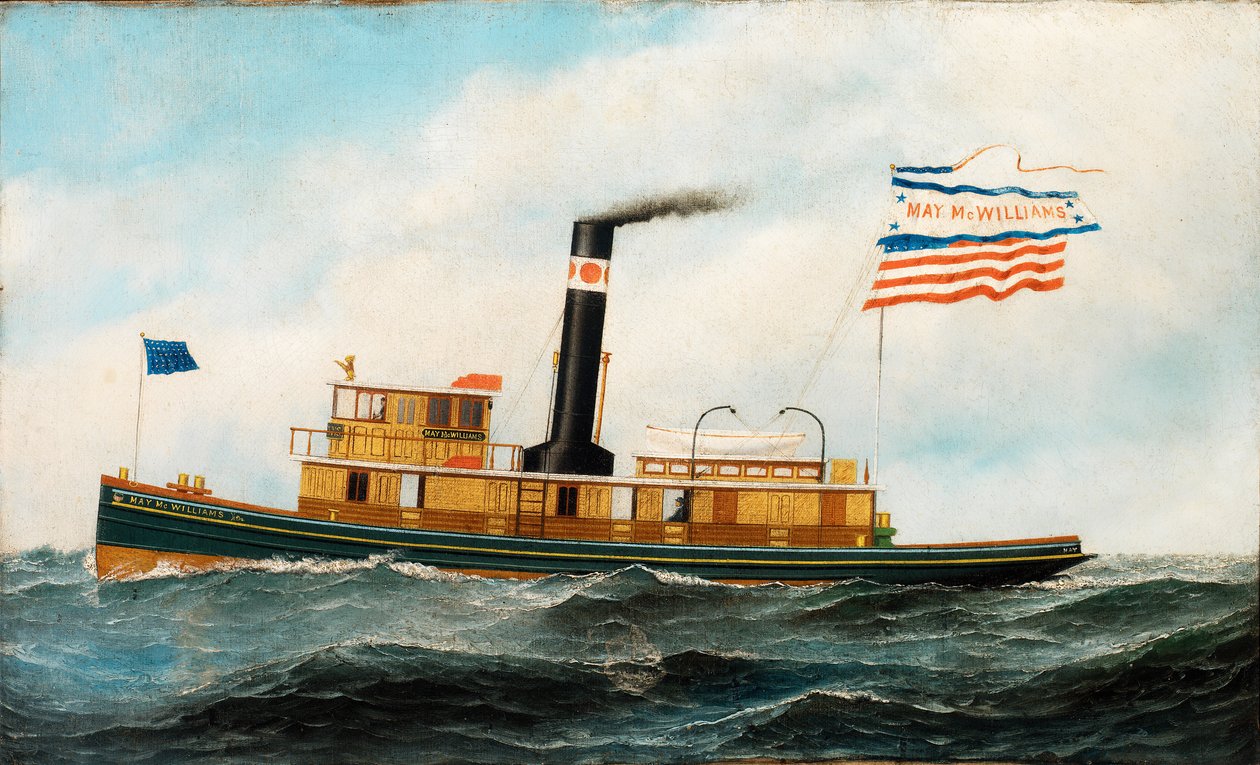 Holownik oceaniczny "May McWilliams" autorstwa Antonio Jacobsen