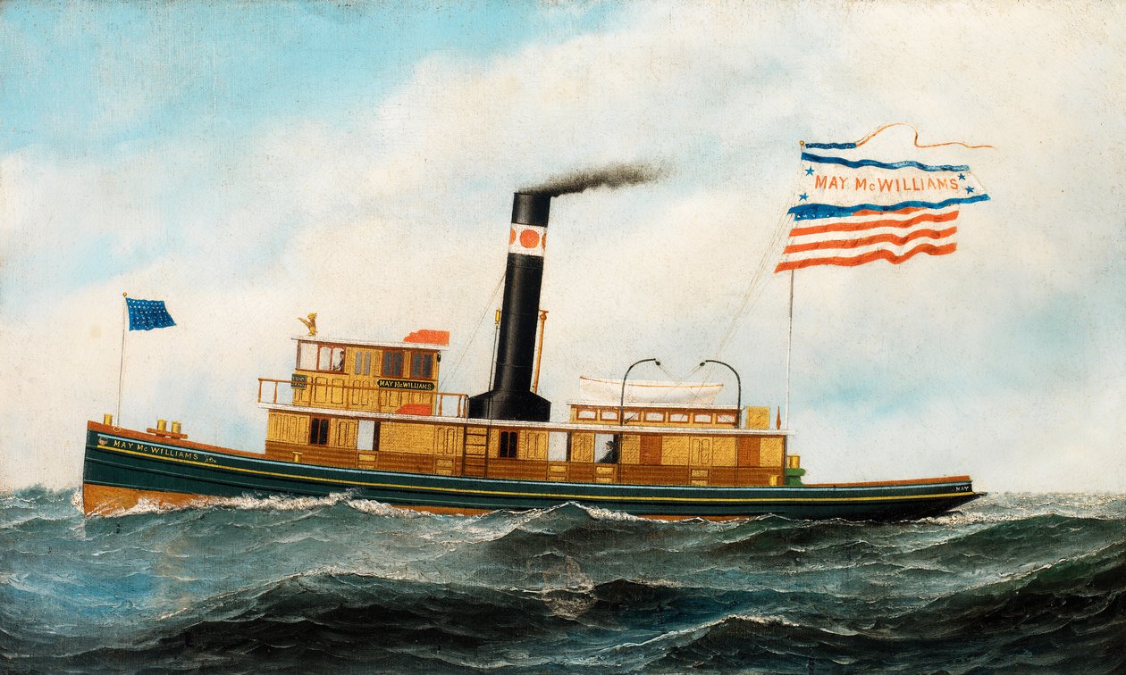 Holownik oceaniczny May McWilliams, ca. 1895. autorstwa Antonio Jacobsen