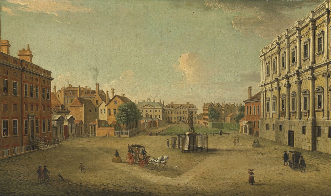 Cztery widoki Londynu: The Privy Garden, Whitehall autorstwa Antonio Joli