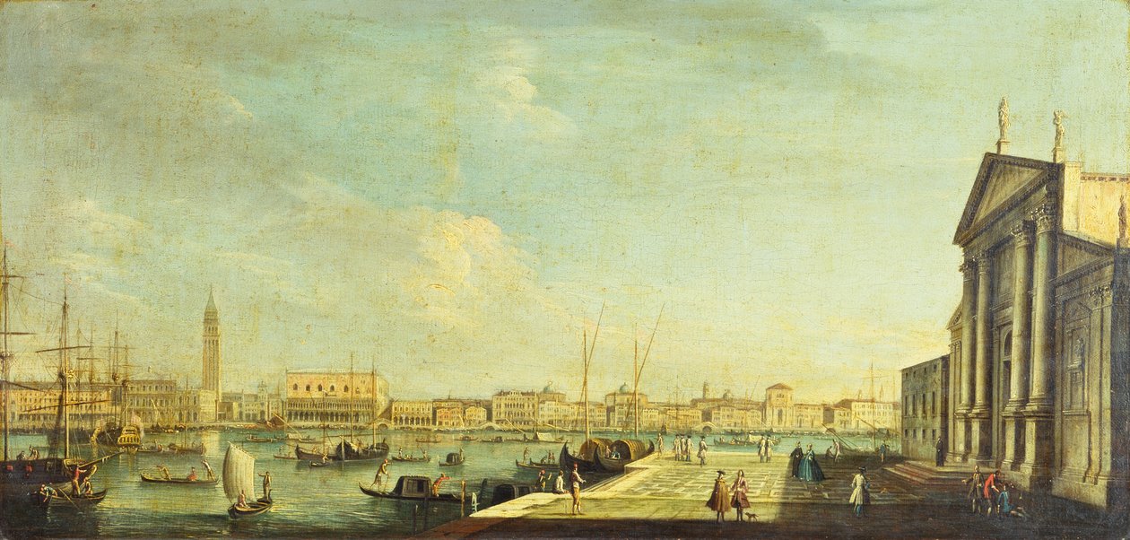 Bacino di San Marco, Wenecja (olej na płótnie) autorstwa Antonio Joli