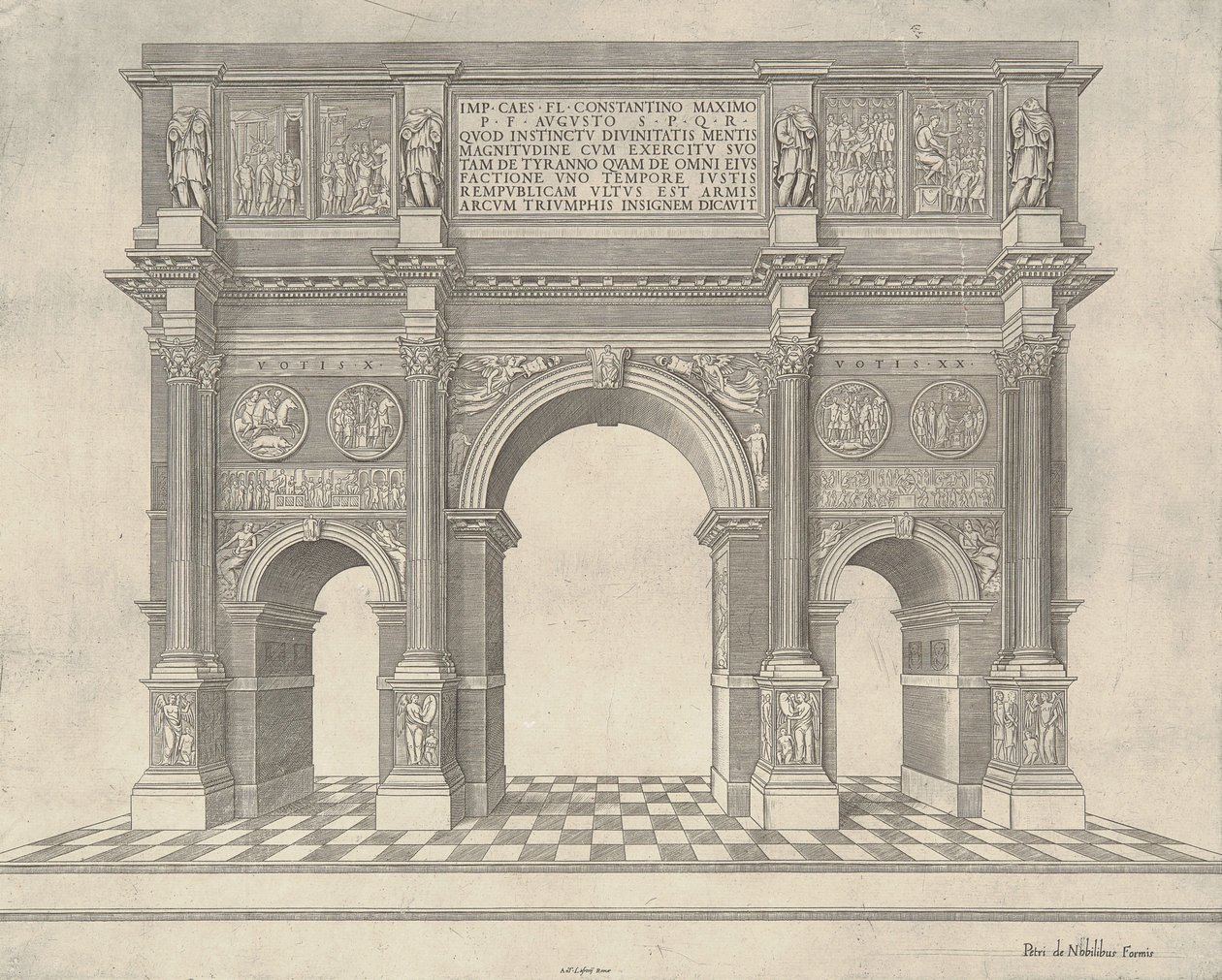 Speculum Romanae Magnificentiae autorstwa Antonio Lafreri