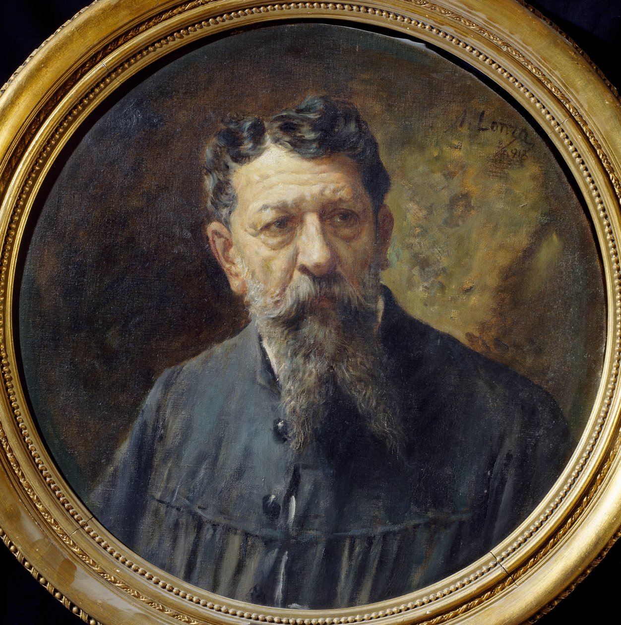 Portret malarza Scompariniego, autorstwa Antonio Lonzy (1846-1918) autorstwa Antonio Lonza