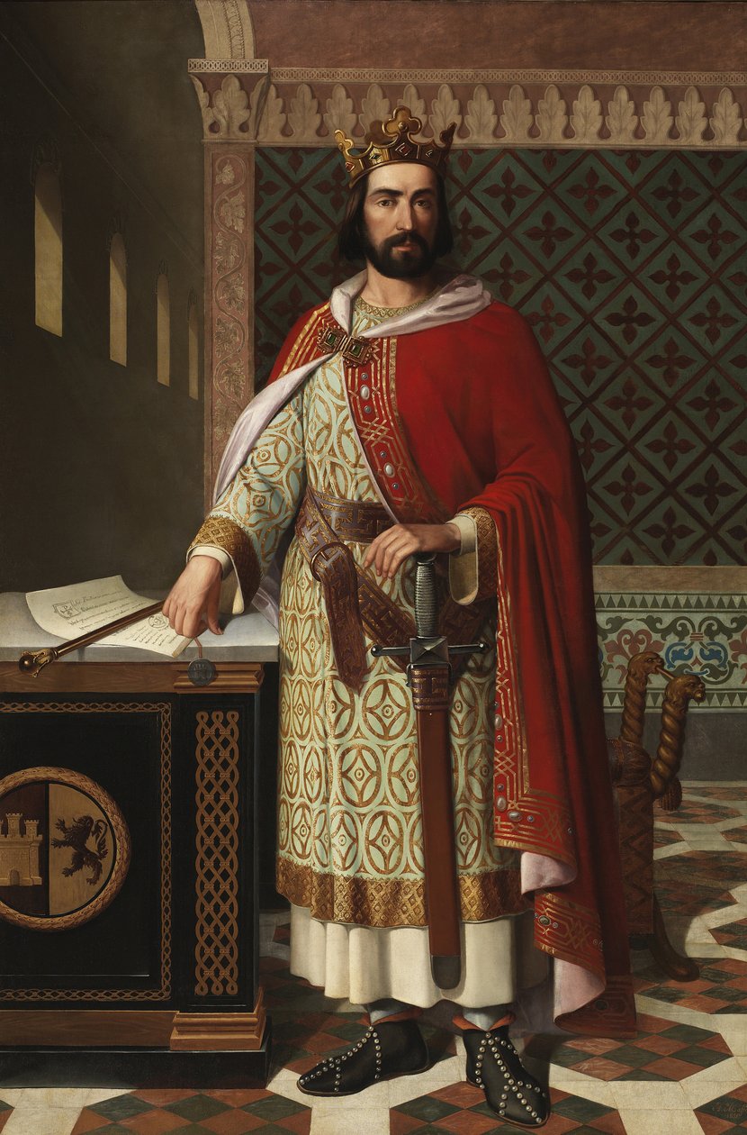 Ferdynand I z Leonu i Kastylii, 1855 autorstwa Antonio Maffei Rosal