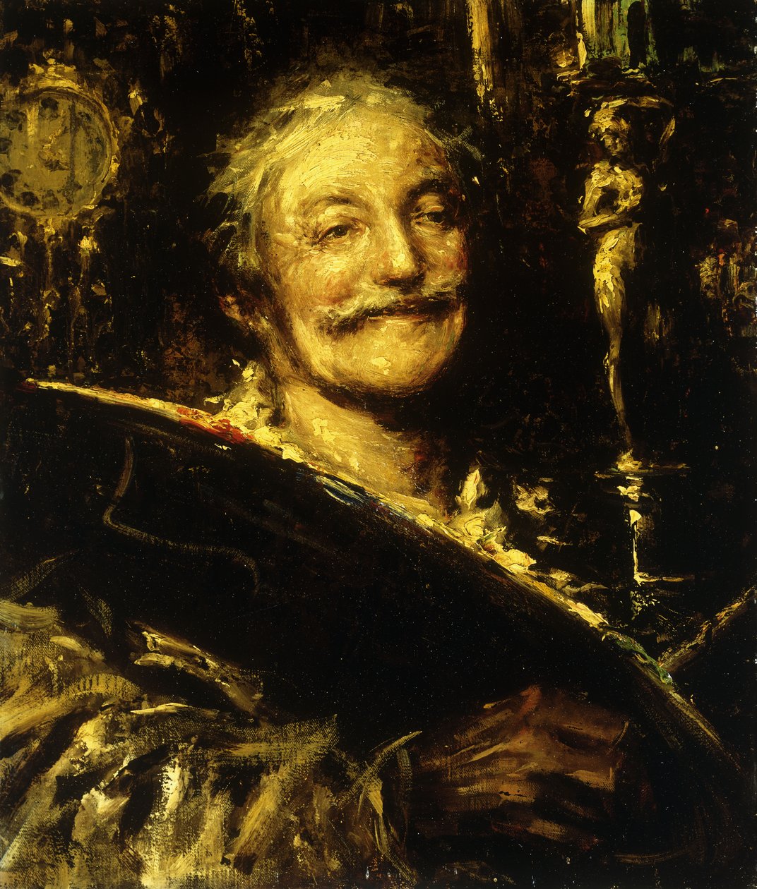 Autoportret, autorstwa Antonio Mancini