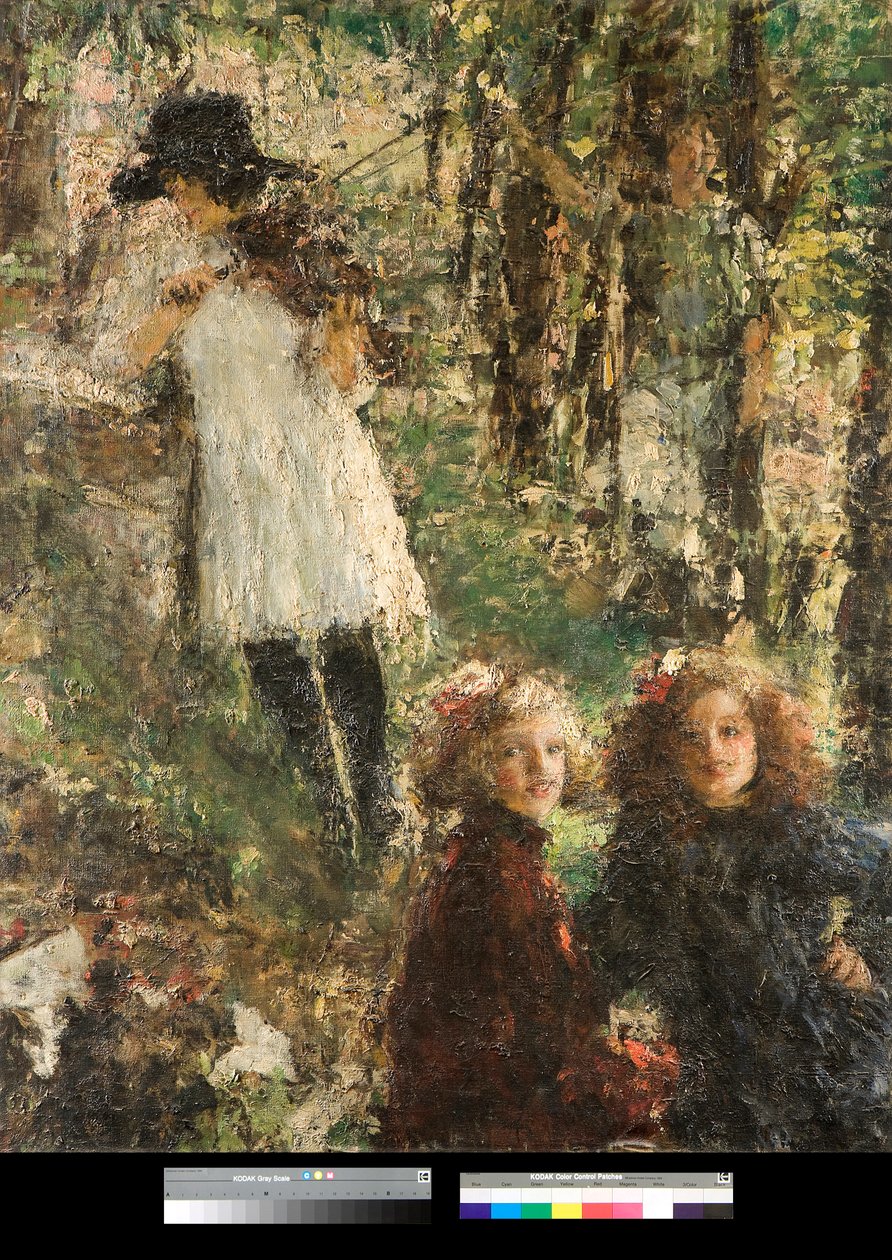 Refleksje (odbicia) Obraz Antonio Manciniego (1852-1930) 1920 Kolekcja prywatna autorstwa Antonio Mancini
