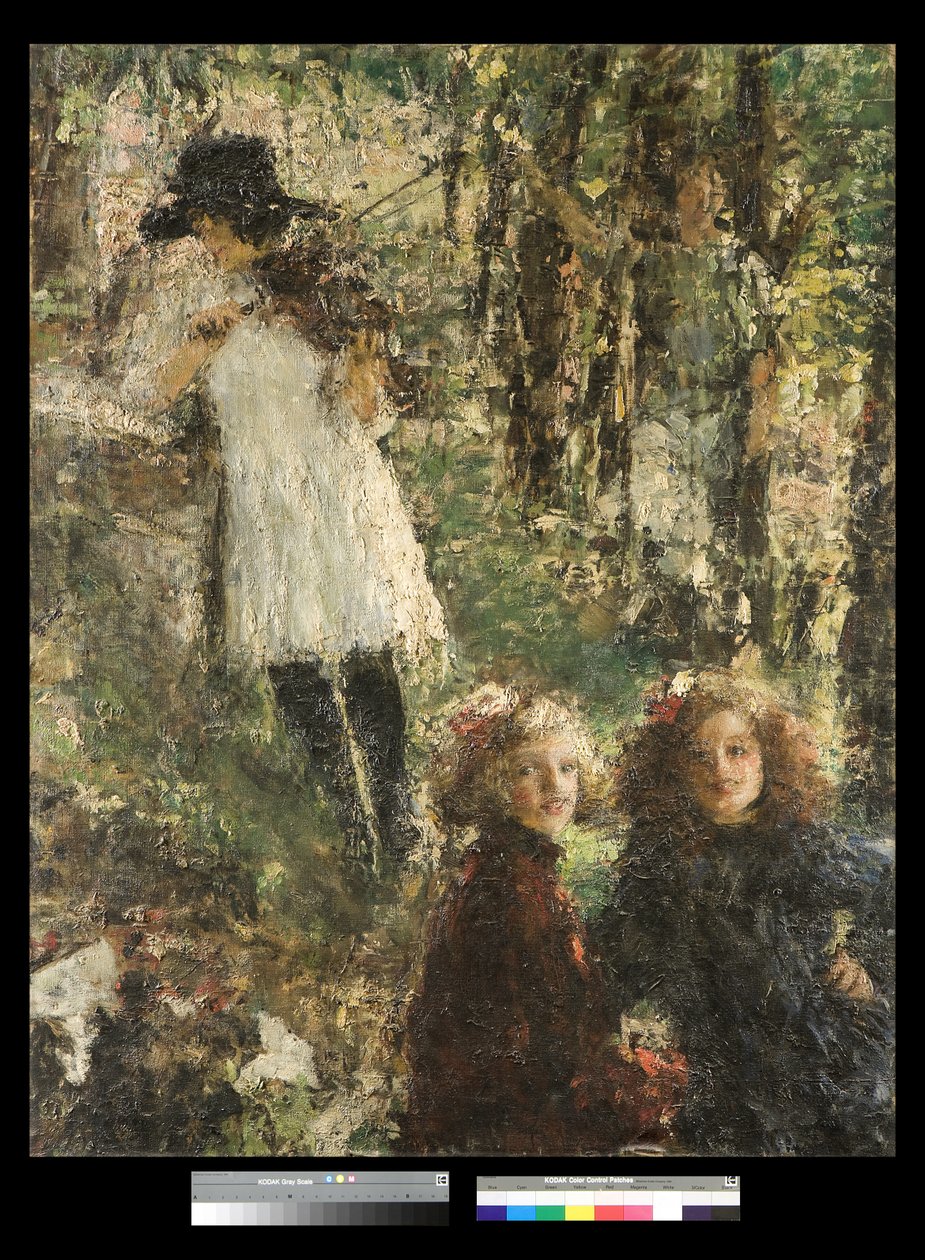 Refleksje, 1918-20 autorstwa Antonio Mancini
