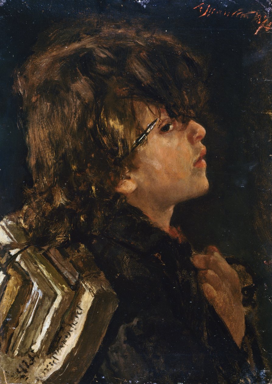 Uczeń autorstwa Antonio Mancini