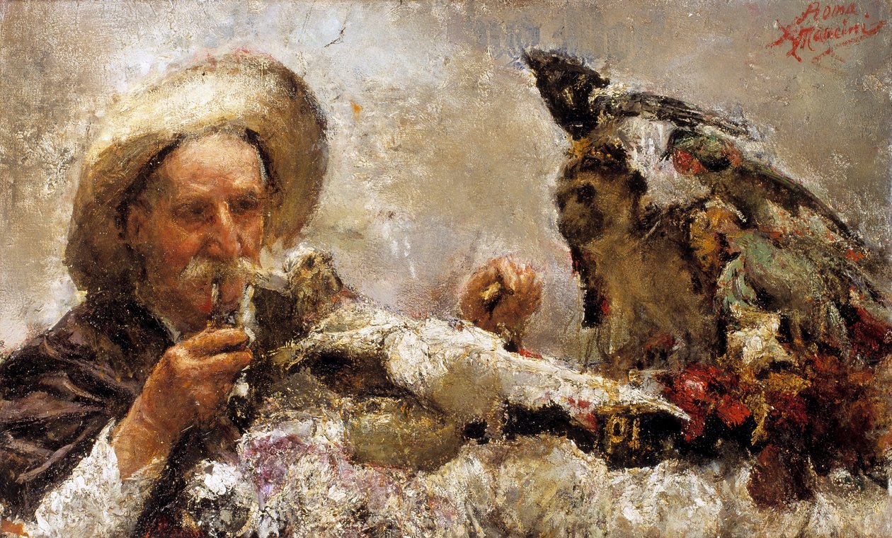 „Wróżka”, 1870-1930 autorstwa Antonio Mancini